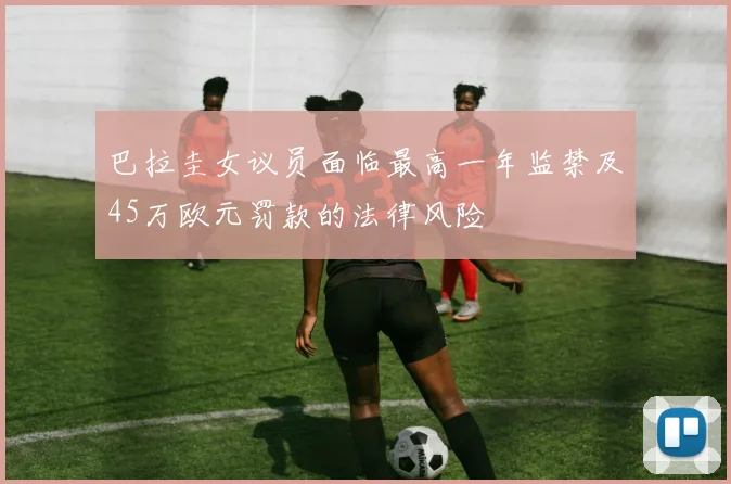 巴拉圭女议员面临最高一年监禁及45万欧元罚款的法律风险